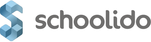 Schoolido logotyp, grå text